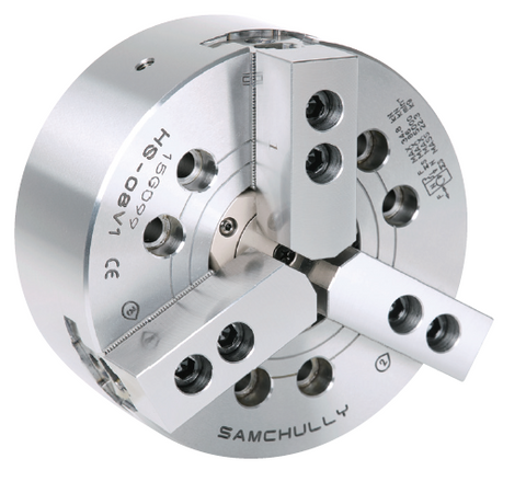 HS-06 SAMCHULLY POWER CHUCK - 6"  3 jaw  , INCLUDES  FREE 6" Jaw Boring Ring