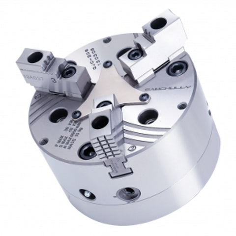 QJC-208 SAMCHULLY QUICK JAW CHANGE CHUCK - 8"  3 jaw, Plain back type