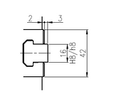 HS-10 SAMCHULLY POWER CHUCK - 10"  3 jaw, Plain back type , INCLUDING  FREE 10" Jaw Boring Ring
