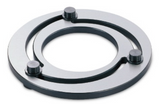 MASTER PACKAGE for 12" CHUCKS with 3 SETS SOFT STEEL JAWS (1.5x60 deg. serrations) and 1 jaw boring ring - .827" (21mm)  Groove Width