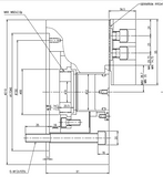 HS-08 SAMCHULLY POWER CHUCK - 8"  3 jaw, Plain back type , INCLUDING  FREE 8" Jaw Boring Ring