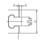 HS-08 SAMCHULLY POWER CHUCK - 8"  3 jaw, Plain back type , INCLUDING  FREE 8" Jaw Boring Ring