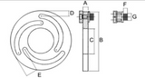 MASTER PACKAGE for 6" CHUCKS with 3 SETS SOFT STEEL JAWS (1.5x60 deg. serrations) and 1 jaw boring ring