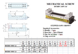 Master 3.94" (100mm) Self Centering (0.0004 in) Milling Vise w/ Removable Hardened Steel Stepped Jaws